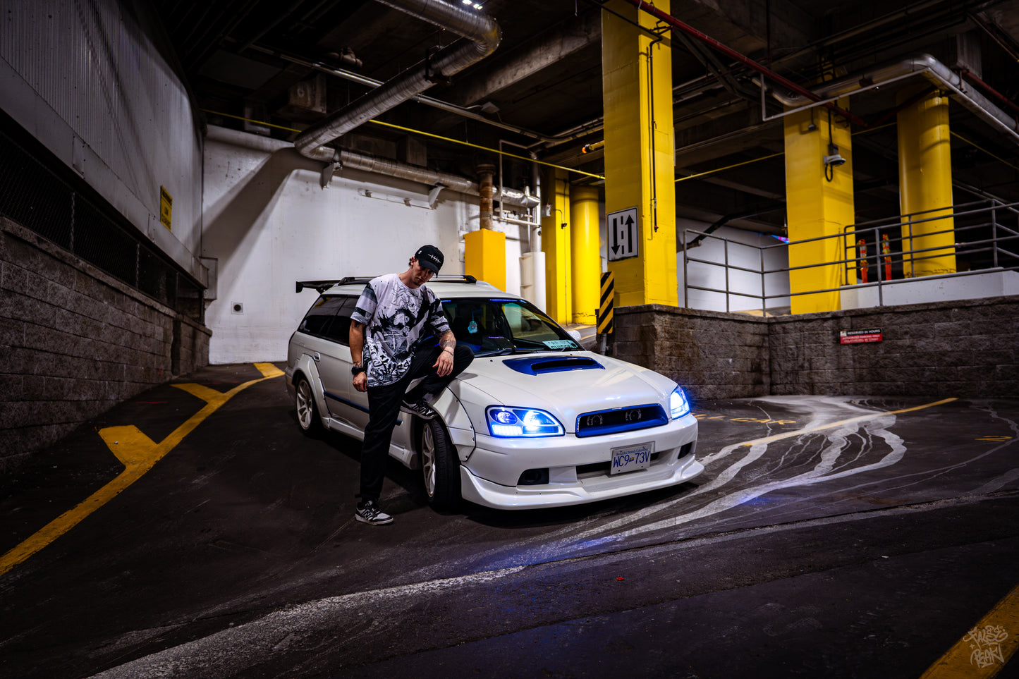 Hollow Dyed Oversized T-shirt