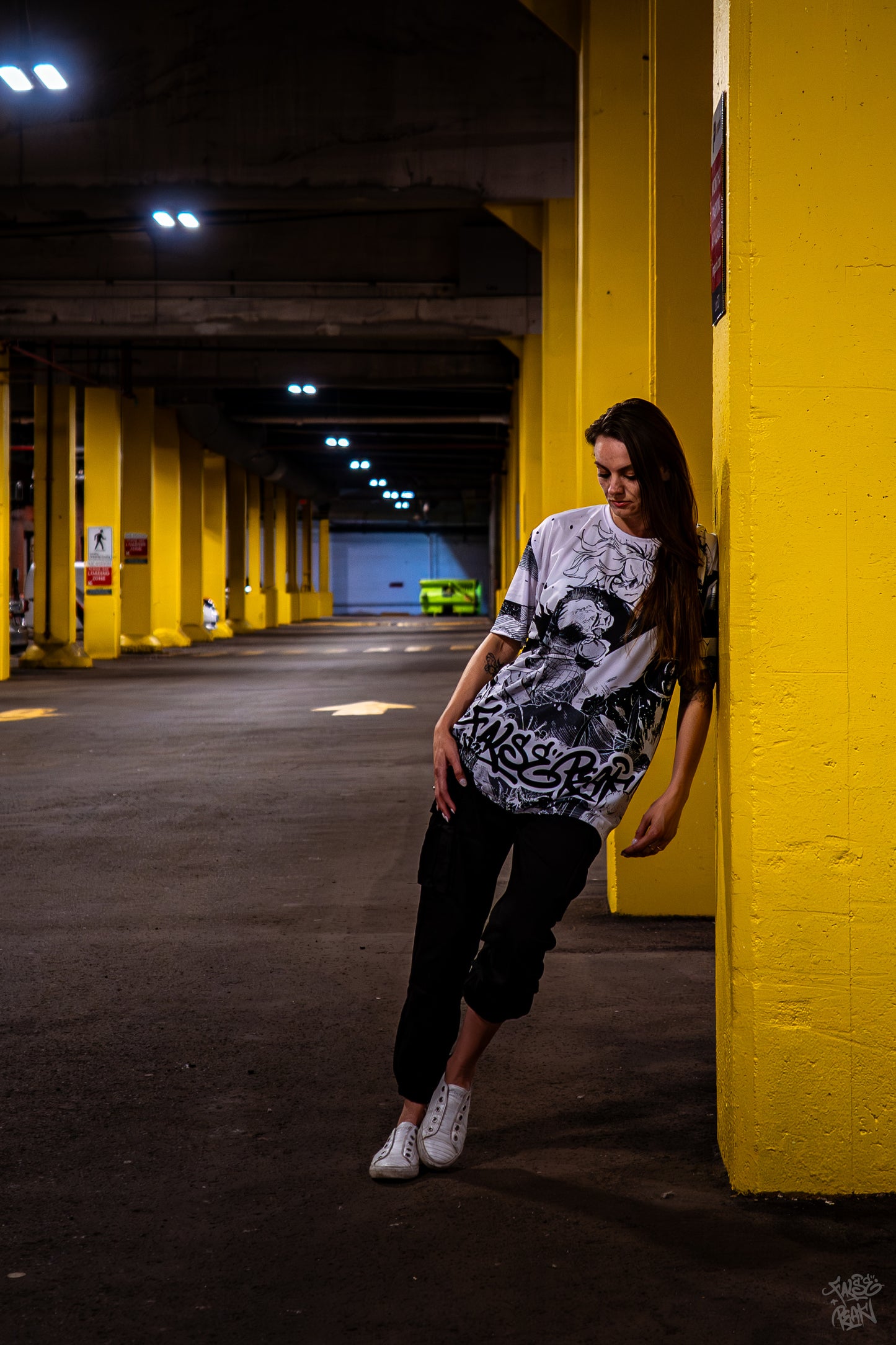 Hollow Dyed Oversized T-shirt