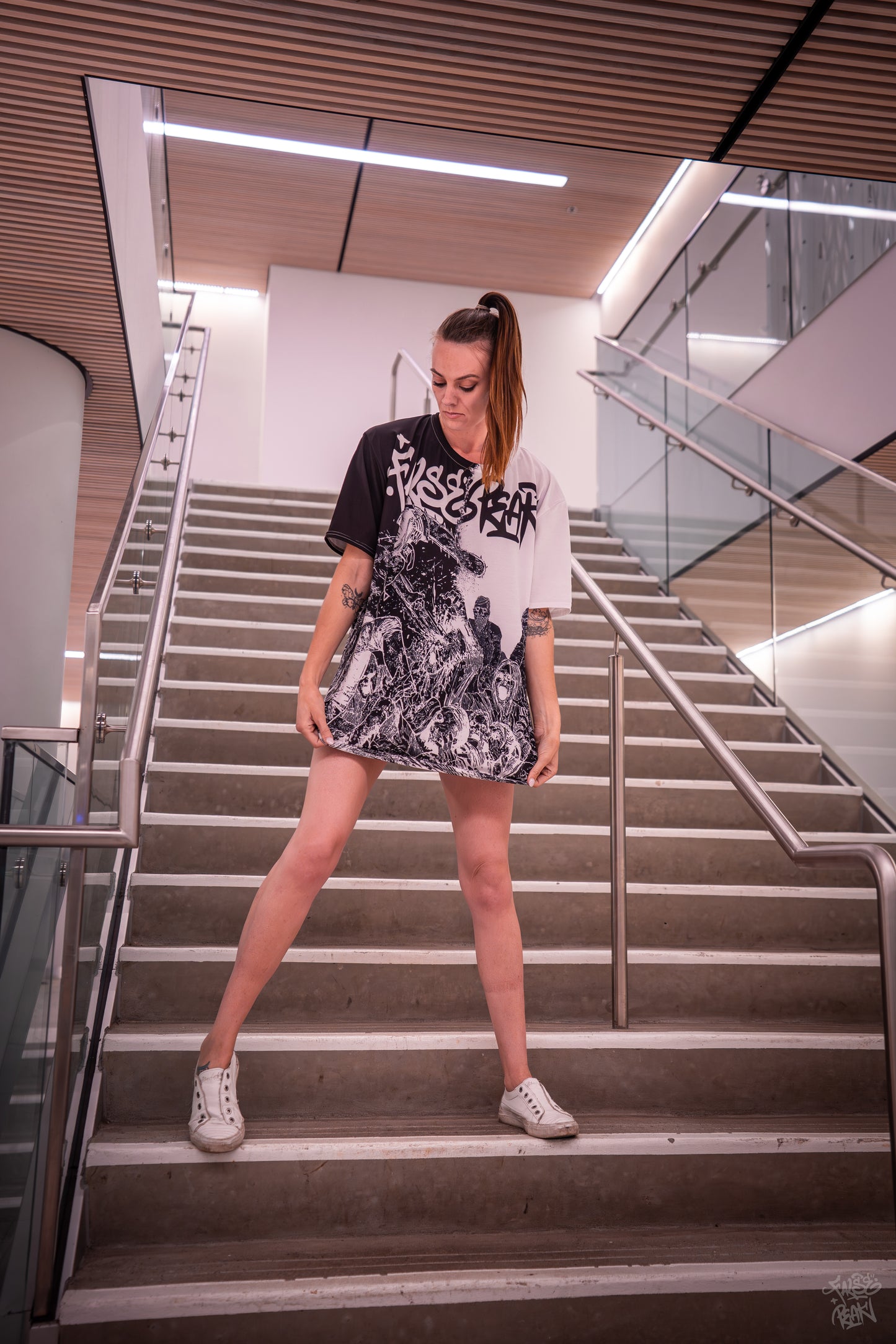 Chaos Dyed Oversized T-shirt